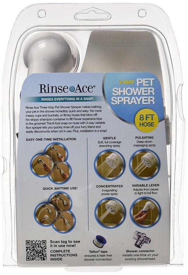 Rinse Ace 3 Way Pet Shower Sprayer Review Friendly Bath Time