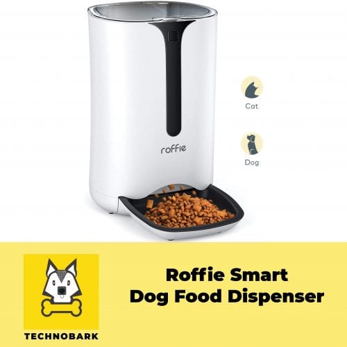 Roffie 7L smart and automatic food dispenser for dogs and cats.