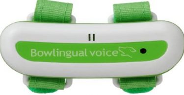 Bow Lingual collar attaches to a dog to trasnlate the bark.
