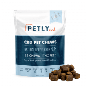 CBD chews for dogs from PETLY.