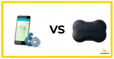 Findster Duo (on the left) VS. Fitbark 2 (on the right)