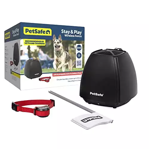 PetSafe Stay & Play Wireless Pet Fence for Stubborn Dogs