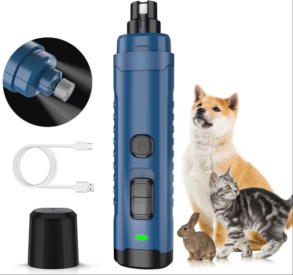 PATPET 2 LED Quiet Medium & Large Dog & Cat Nail Grinder