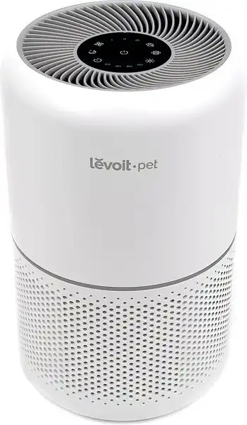 LEVOIT Air Purifier for Home Allergies Pets Hair in Bedroom, Covers Up to 1095 ft² by 45W High Torque Motor, 3-in-1 Filter with HEPA sleep mode, Remove Dust Smoke Pollutants Odor, Core300-P, White