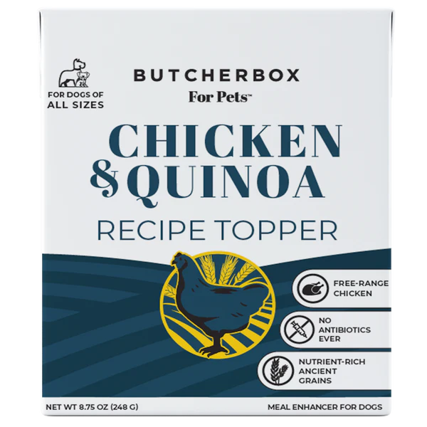 ButcherBox for Pets Chicken & Quinoa Recipe Topper
