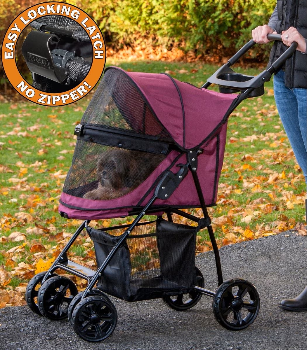 Pet Gear Happy Trails Lite No-Zip Pet Stroller