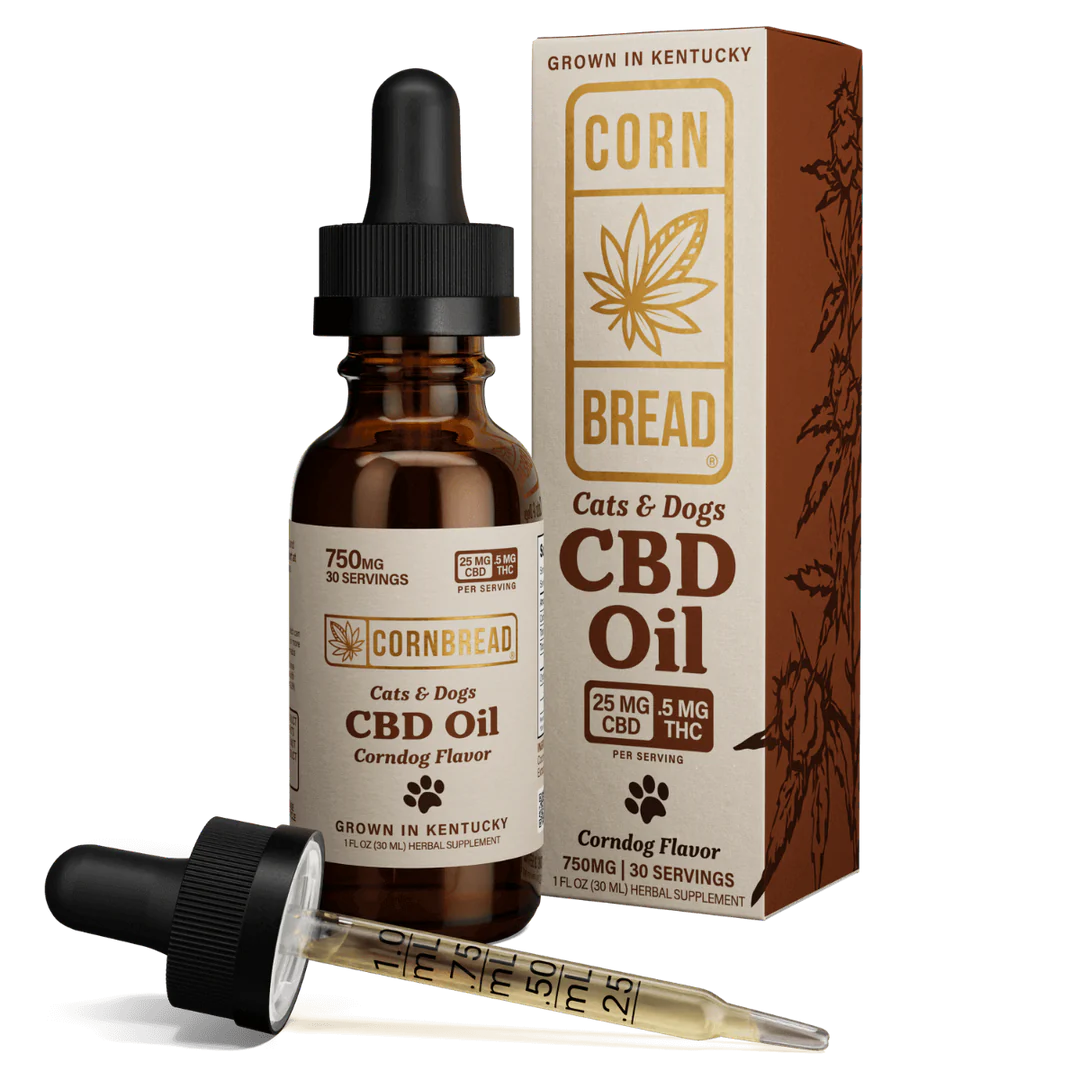 CBD Oil for Pets - Buy CBD Oil for Dogs & Cats - Cornbread Hemp®