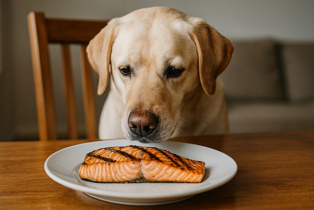 grilled salmon for dogs