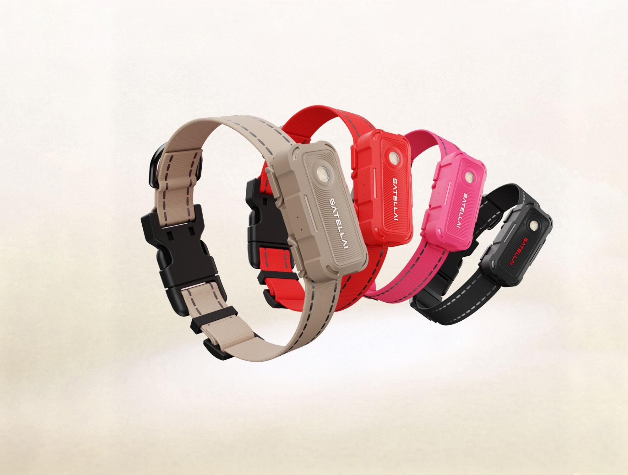 SATELLAI Collar Go Smart GPS Dog Collar with Live Tracking & Health Monitoring